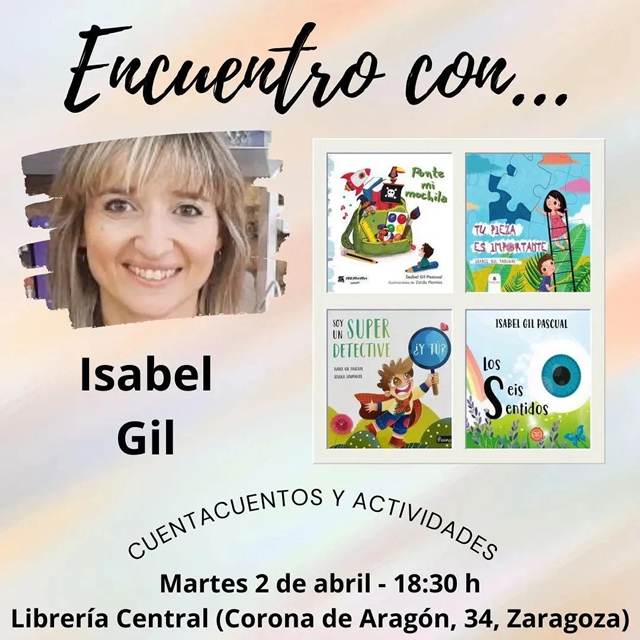 Encuentro con Isabel Gil en Librería Central de Zaragoza